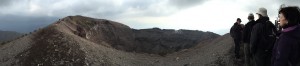 The crater at the top of Vesuvius (thanks to Jess!)