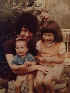 Sheila with Jae and Gwen (on her knee) in 1976