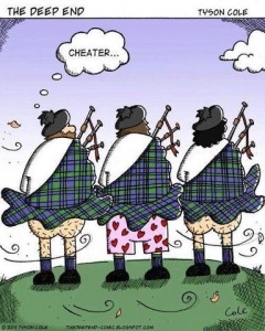 What's under your kilt?