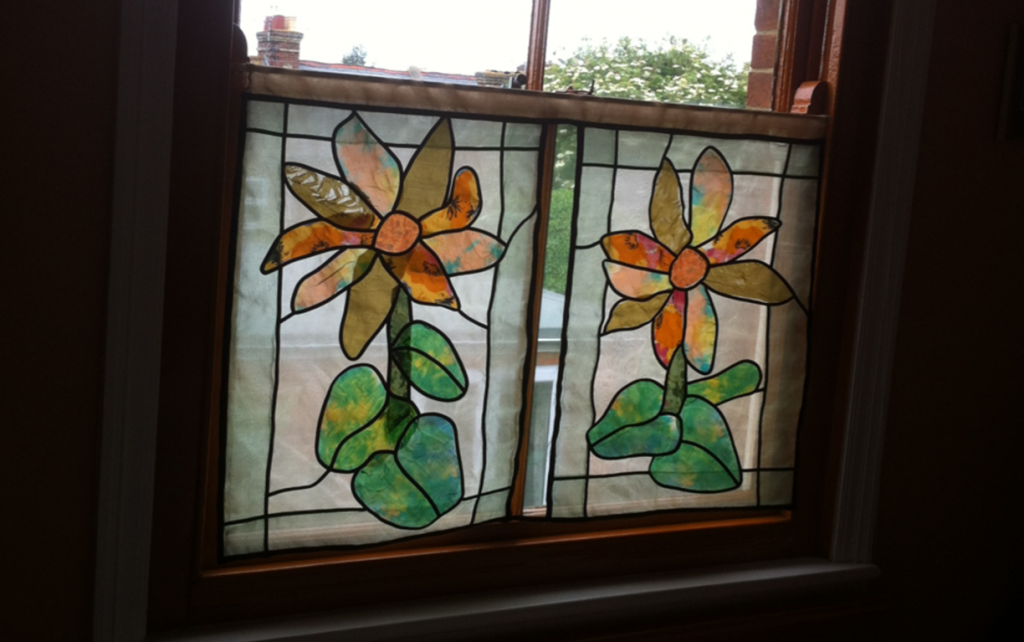 Some more "stained glass" curtains