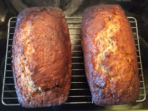 Banana & ginger cakes