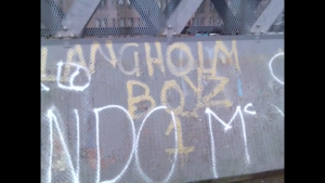 Langholm Boyz Graffiti