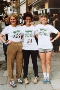 Mary, Sheila & Pat ready to run the first ever Canterbury Fun Run