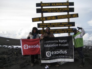 Said at Uhuru Peak during the climb