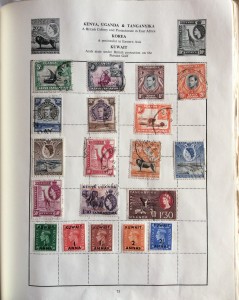 The page from my stamp album