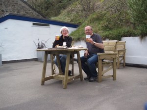 Alex Morgan On the roof of Moryn at Porthdinllaen