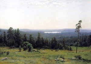 Painting by Shishkin - looks a bit like Scotland