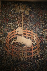 'Unicorn in Captivity' in the Metropolitan museum in New York