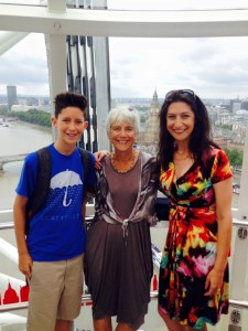 Kiliclimb team on London Eye