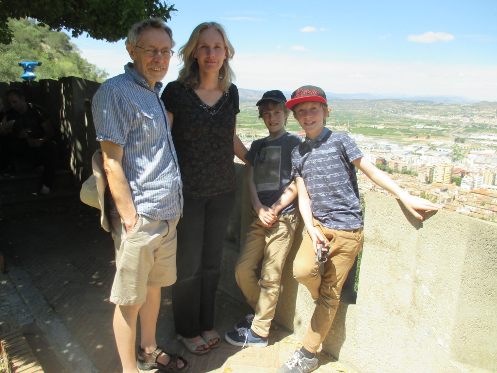 Nigel, Lou, Ben and Alex (at Xativa April 2014)