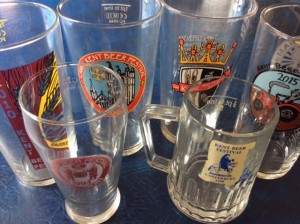 Some of our Kent Beer Festival glasses