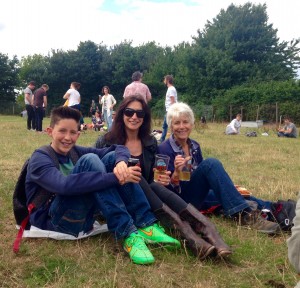 The 3GKiliClimb team chilling at the Beer Festival