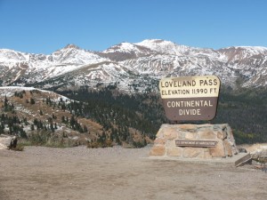 The Continental Divide in Colorado